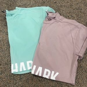 XS gymshark faction crop top